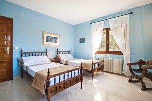 Schlafzimmer - Das blaue Zimmer